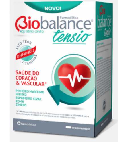 Biobalance Tensio - 60 Cápsulas - Farmodietica